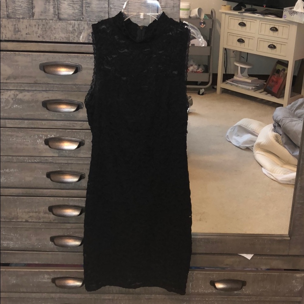 Short black formal dress